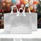 Wrapables Glossy Non-Woven Reusable Gift Bags with Handles for Weddings, Bridal Showers, Parties (Set of 8)